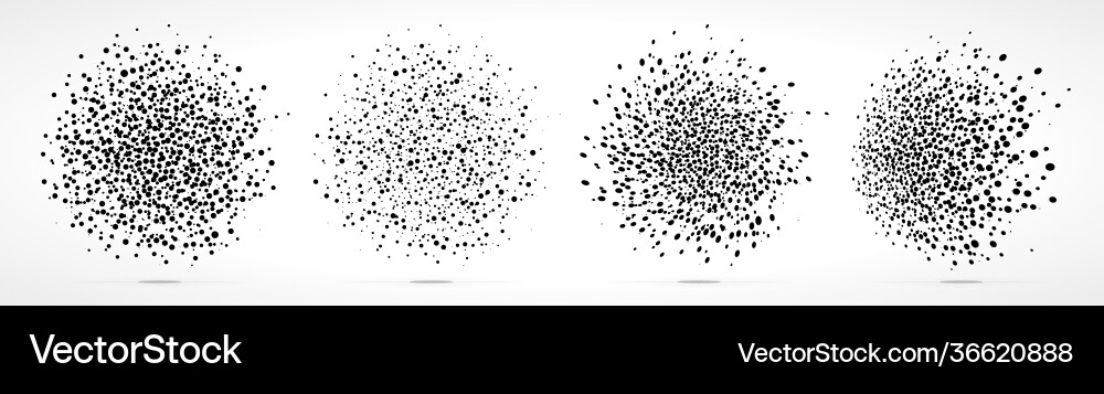 Abstract Dot Pattern vector image