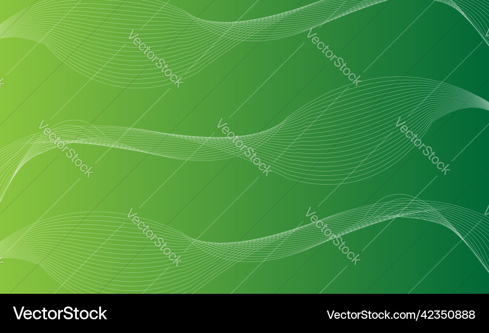 Abstract green gradient curve background Abstract green gradient curve background vector image