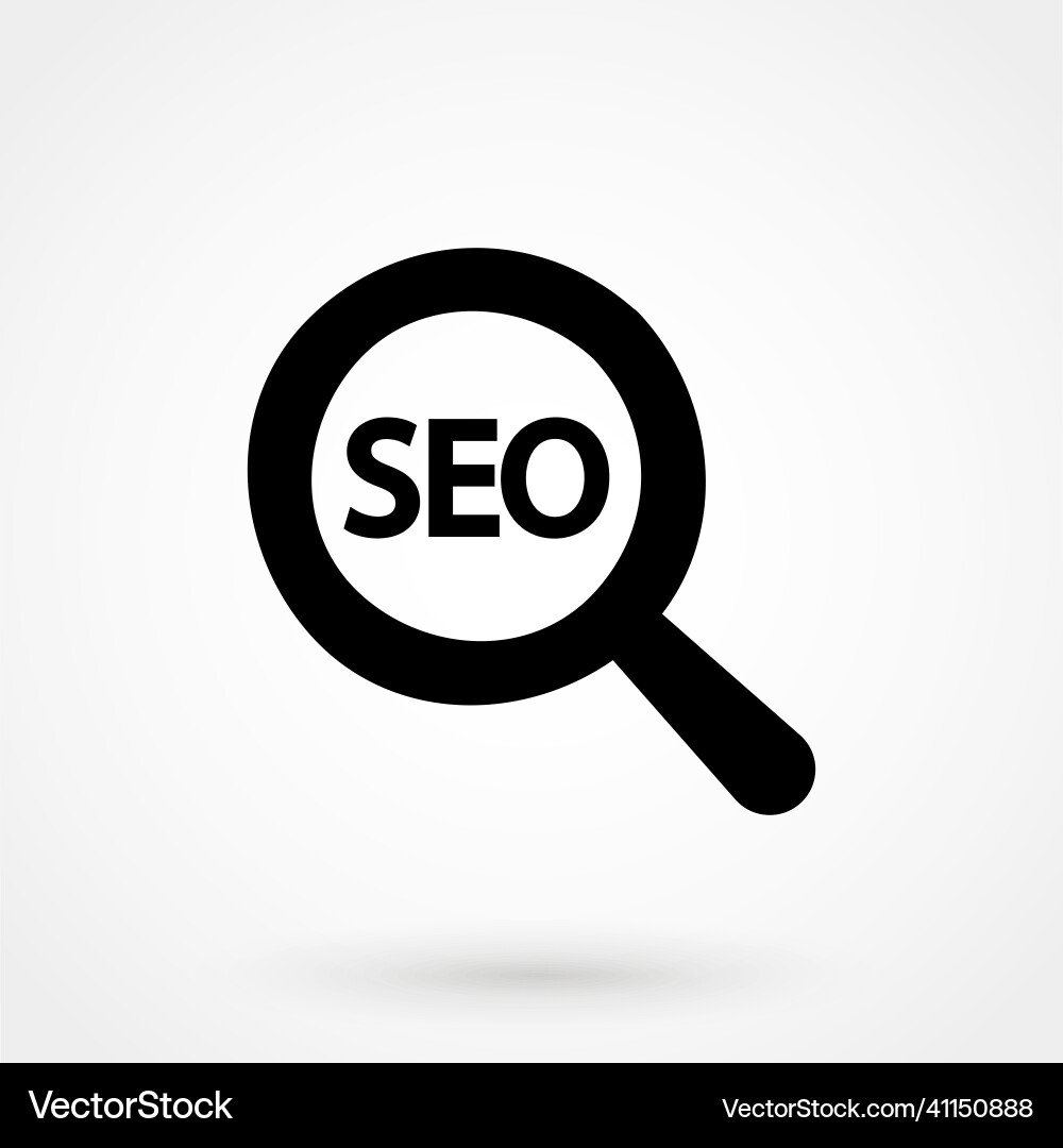 Seo icon Seo icon vector image