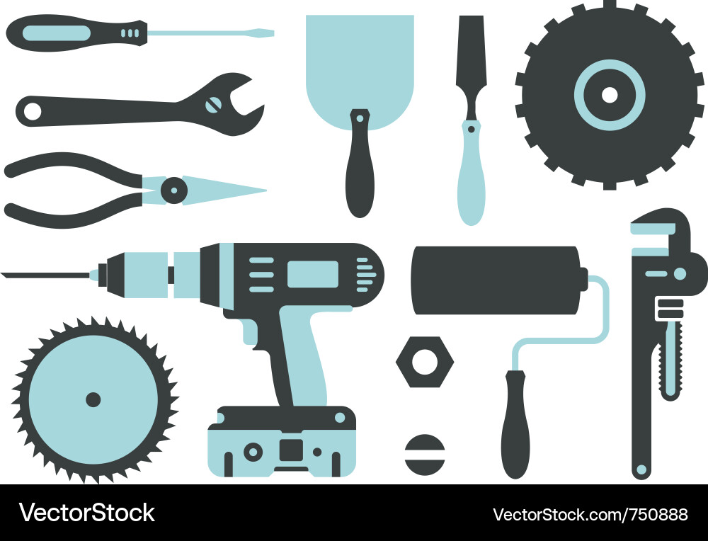 Tool Collection Vector Image