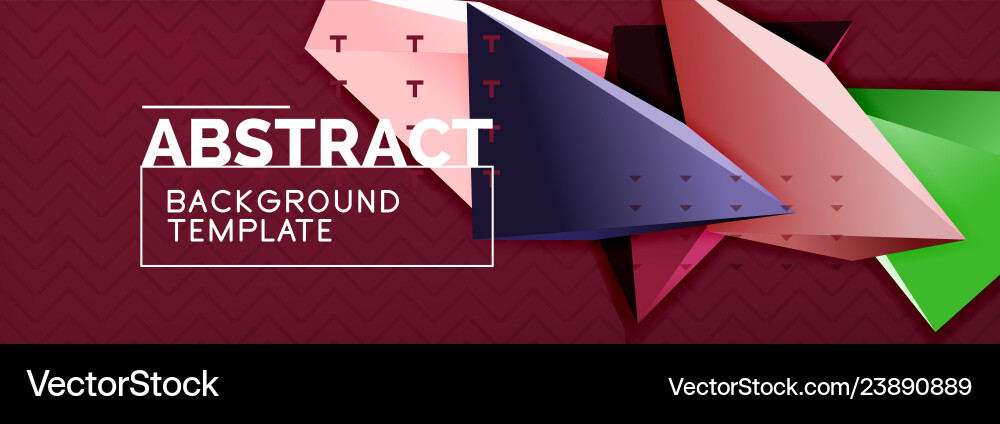 3d triangular minimal abstract background 3d triangular minimal abstract background vector image