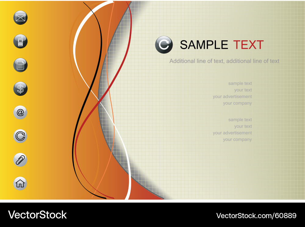 Abstract Web Background vector image