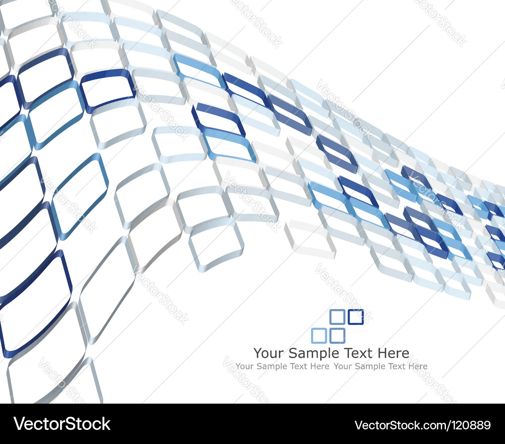 Geometric Blocks Background vector image