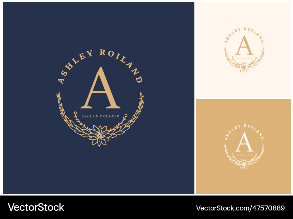 Hand gezeichnetes Logo dedisgn bauty floral Hand gezeichnetes Logo dedisgn bauty floral vektorbild