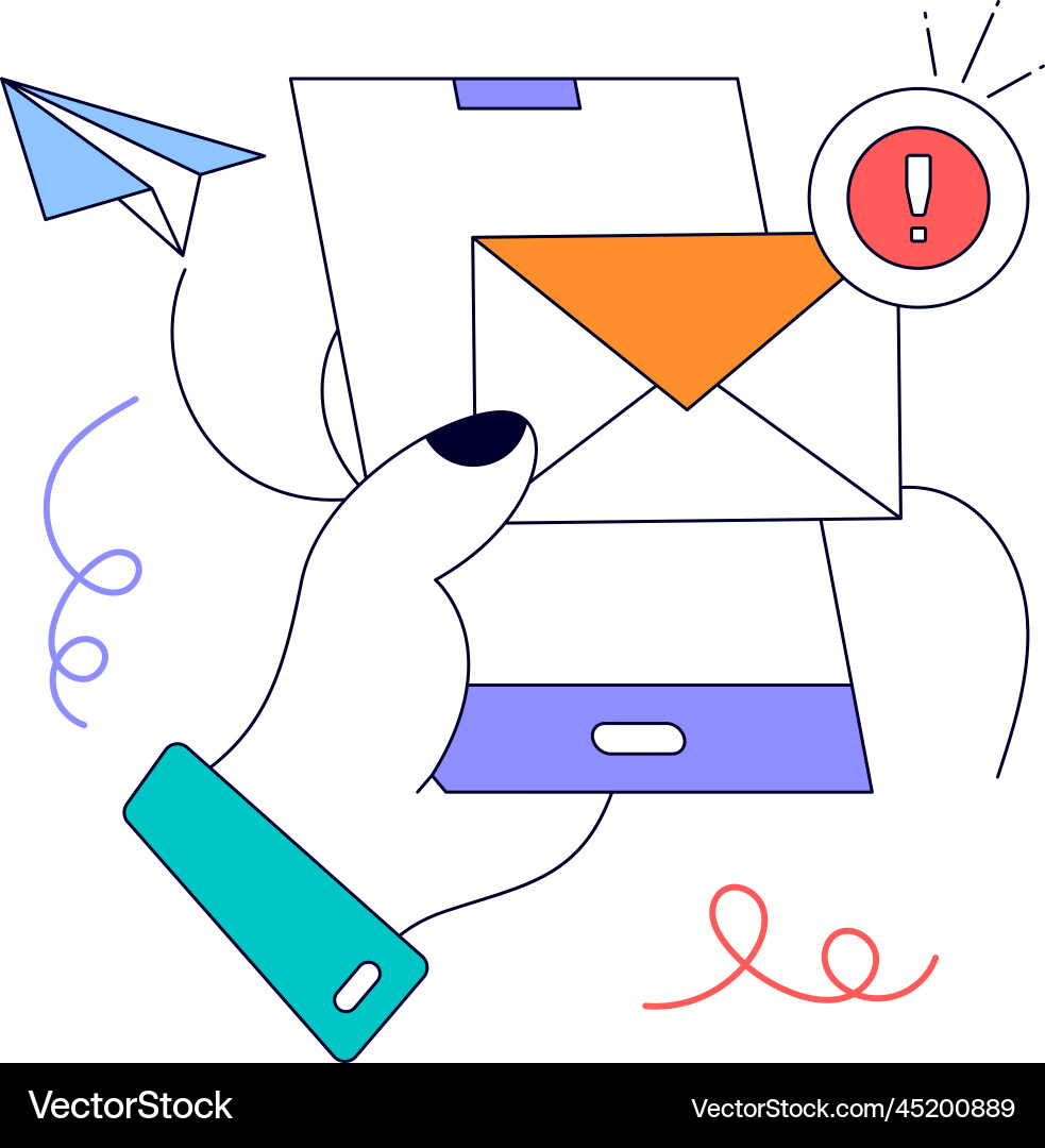 Ready to use animated design of media content vector image