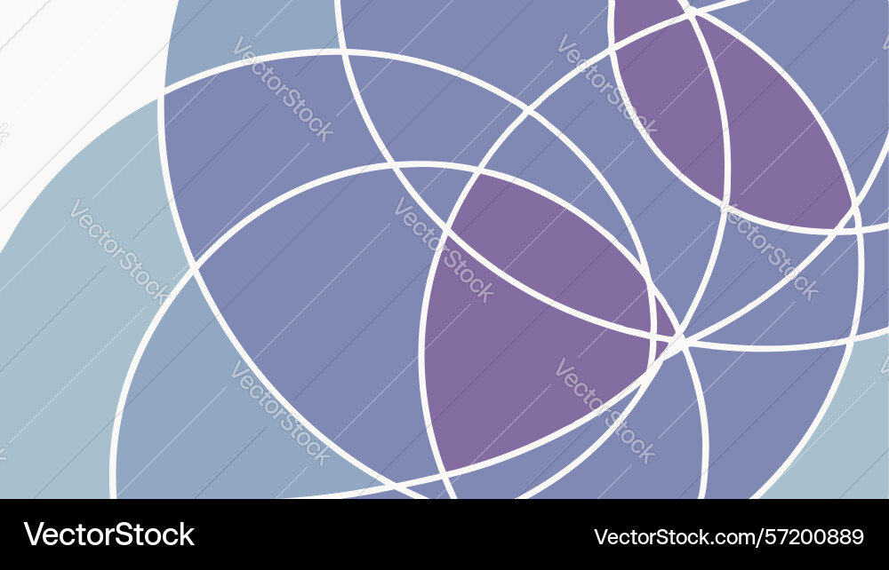 Subtle abstract geometric overlapping shapes vector image
