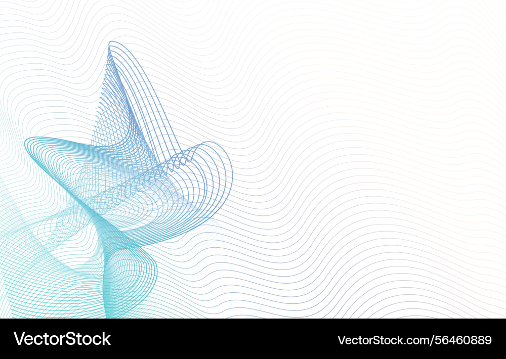 Teal blue watermark pattern net texture thin lines vector image