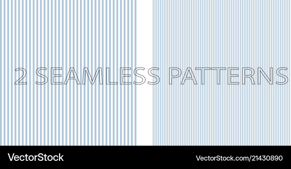 Blue Vertical Stripe Patterns vector image