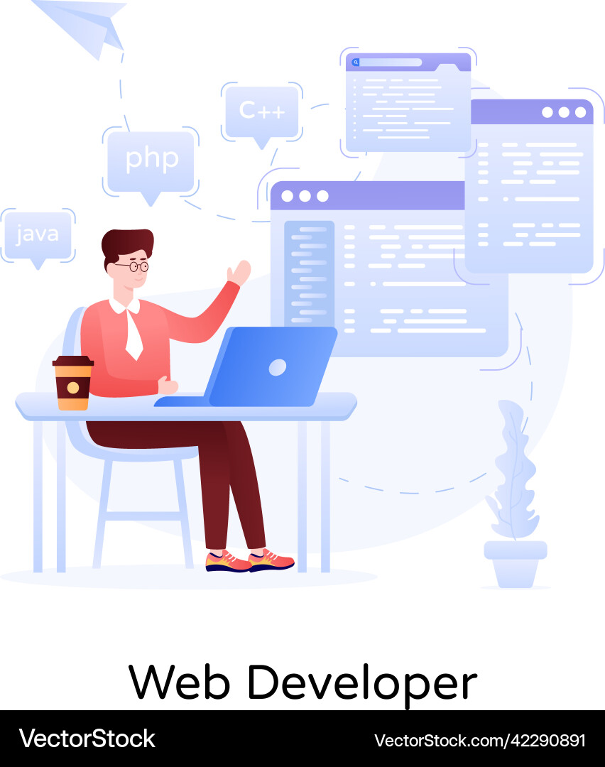 Coding idea Vector Image