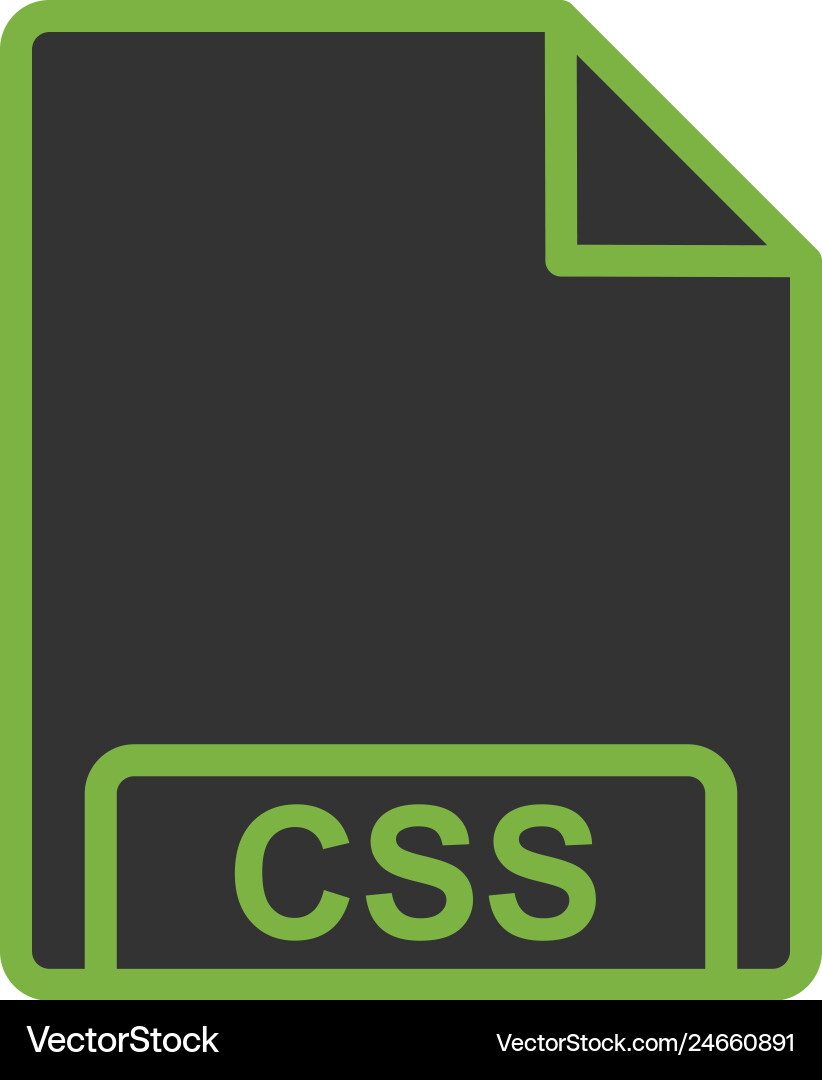 Css icon Vector Image