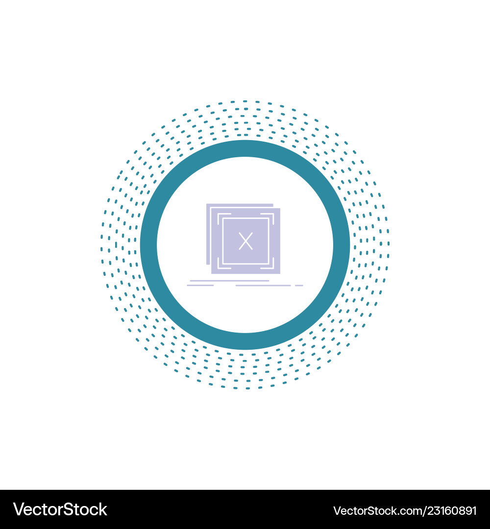 Error application message problem server glyph Error application message problem server glyph vector image