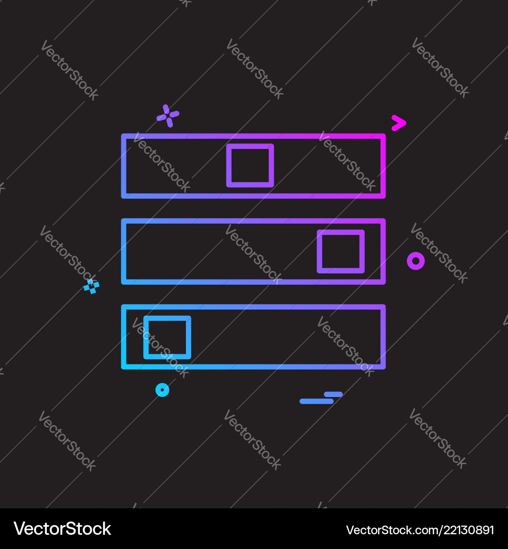 Files Icon Set Vector Image