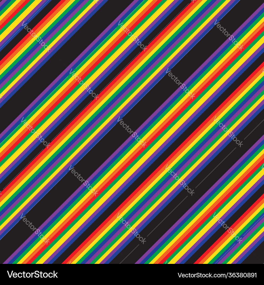 Rainbow stripe seamless pattern background Rainbow stripe seamless pattern background vector image