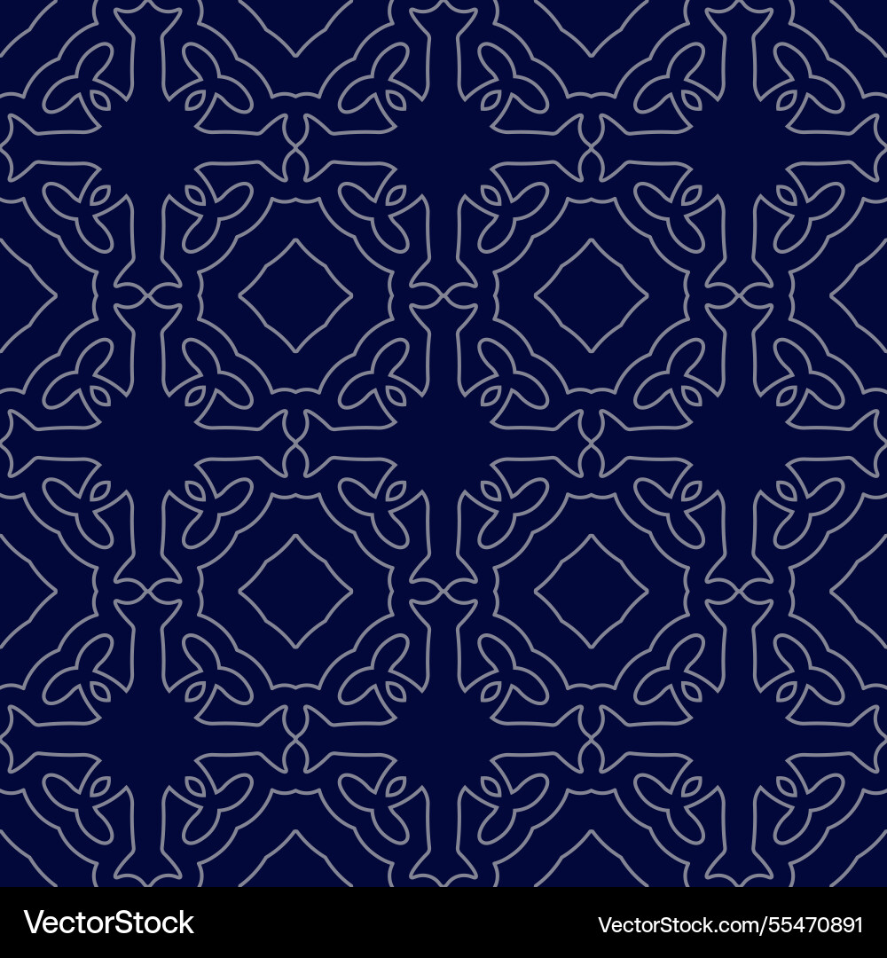 Seamless color pattern of abstract geometric Vector Image