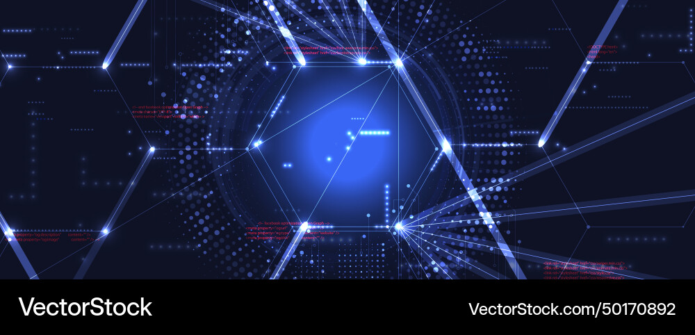 Abstract data background futuristic technology Abstract data background futuristic technology vector image