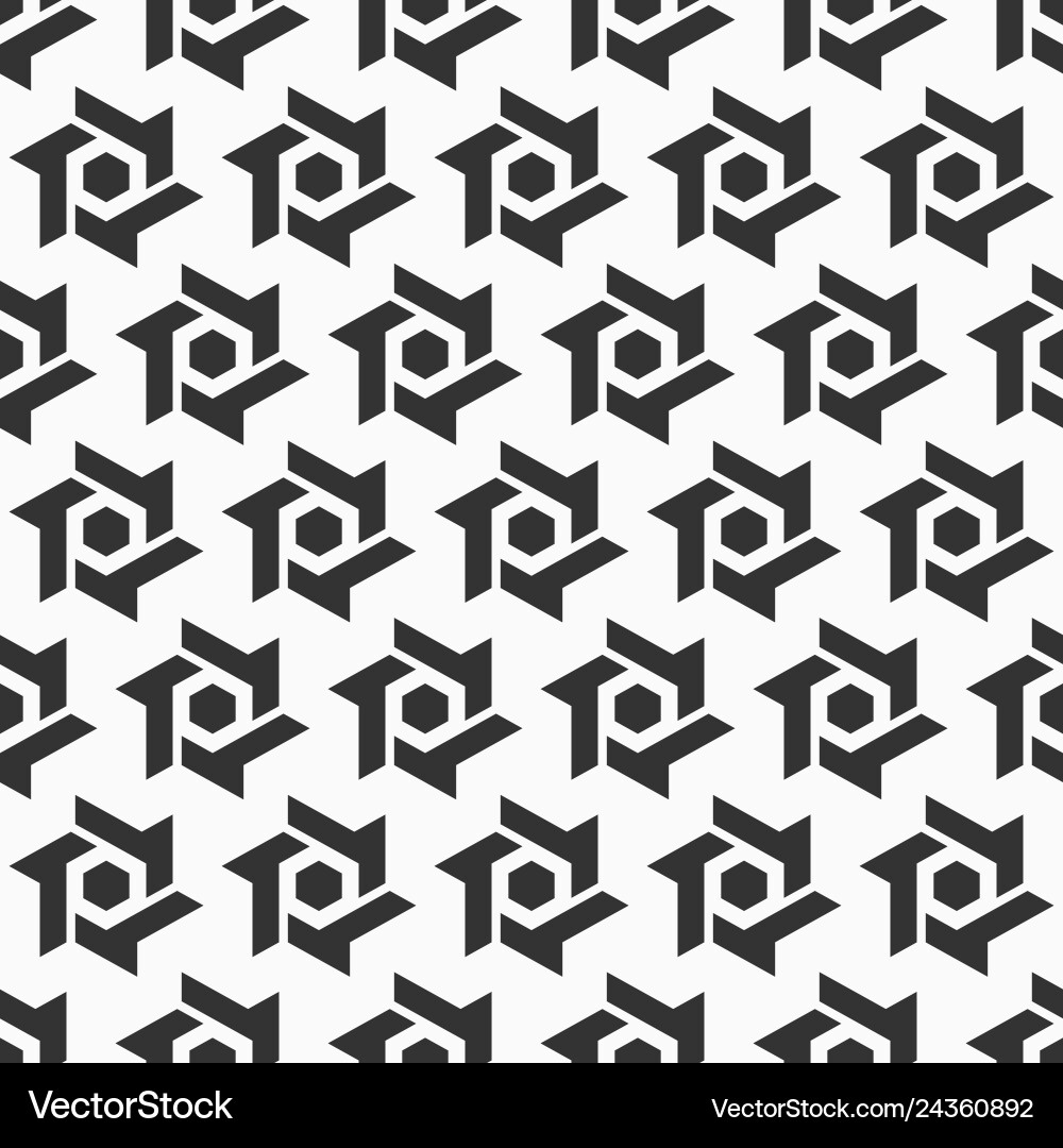 Abstract seamless pattern hexagonal grid Abstract seamless pattern hexagonal grid vector image