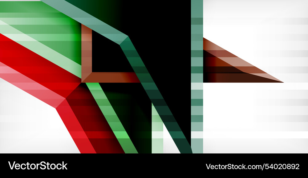 Arrows with 3d effect abstract background Vector Image