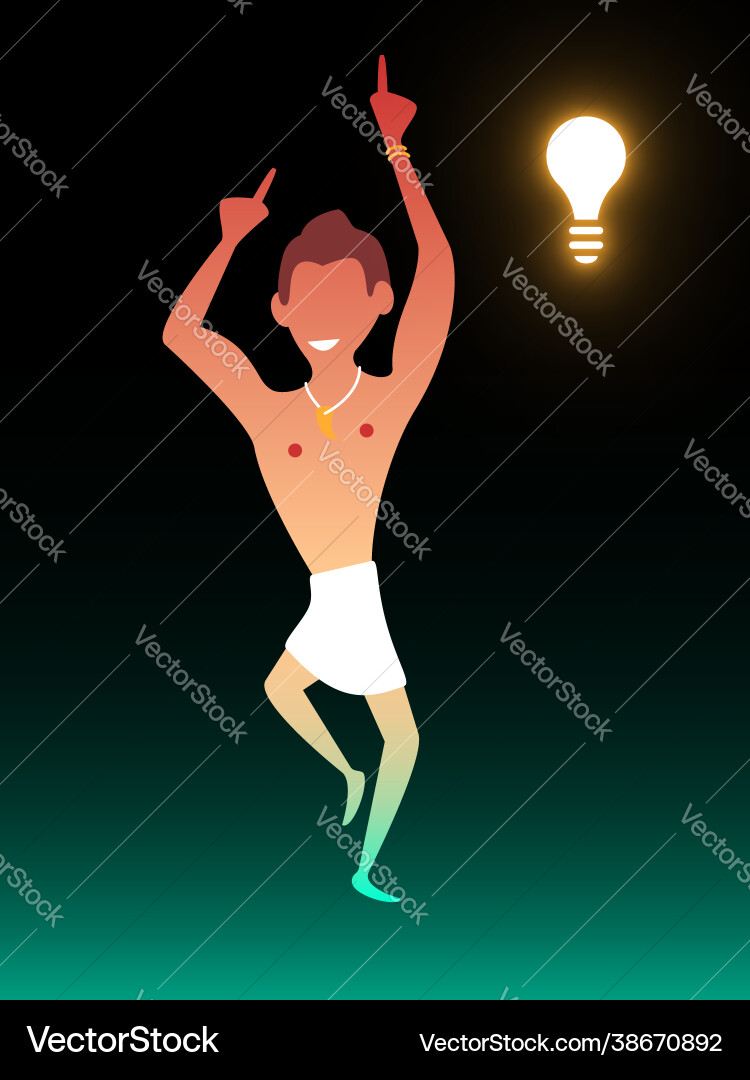 Get idea composition in gradient style Get idea composition in gradient style Vector Image