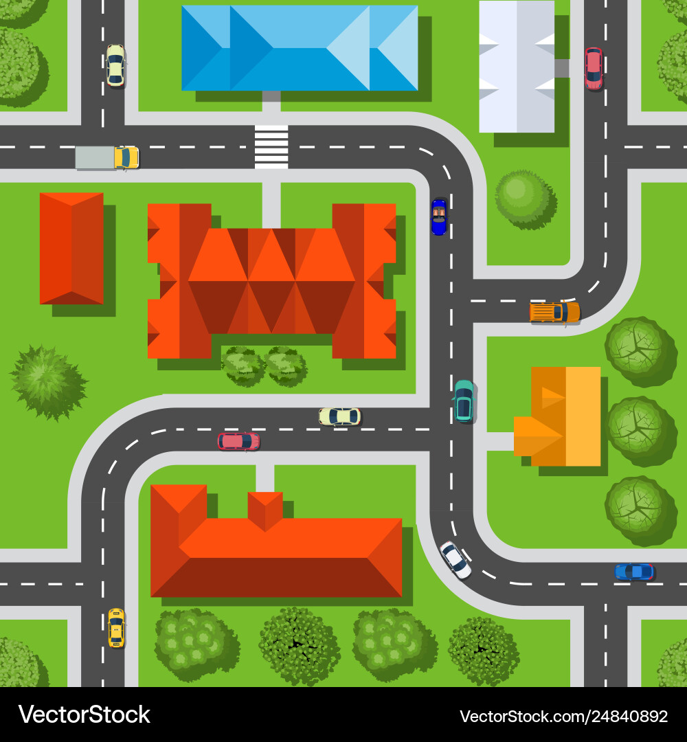 Urban Cityscape Background Royalty Free Vector Image