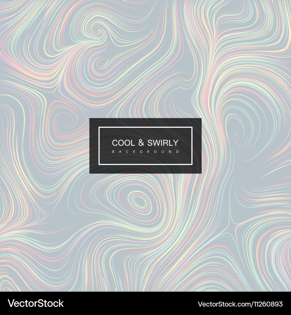 Abstract artistic curl background Vector Image