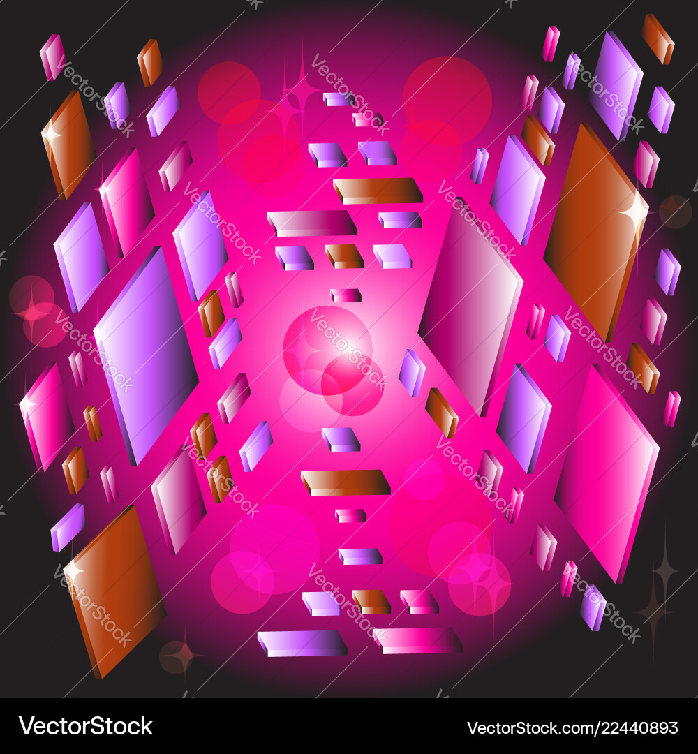 Abstract background with flying flat in space Abstract background with flying flat in space vector image