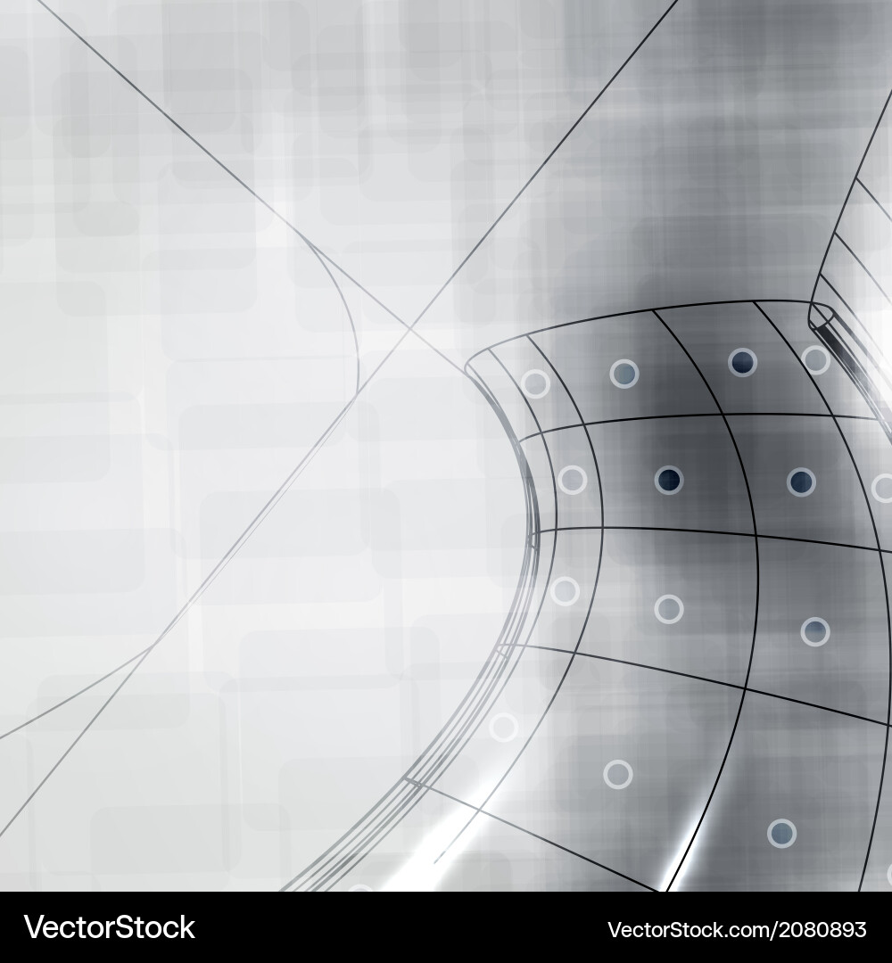 Abstract retro technology technical background Vector Image