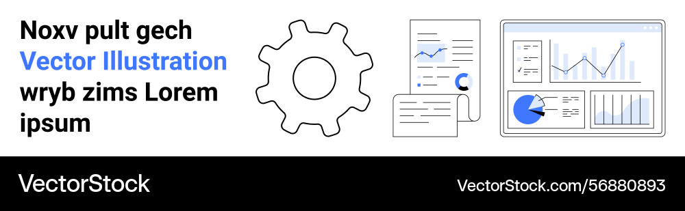 Data analytics concept with charts graphs Data analytics concept with charts graphs vector image