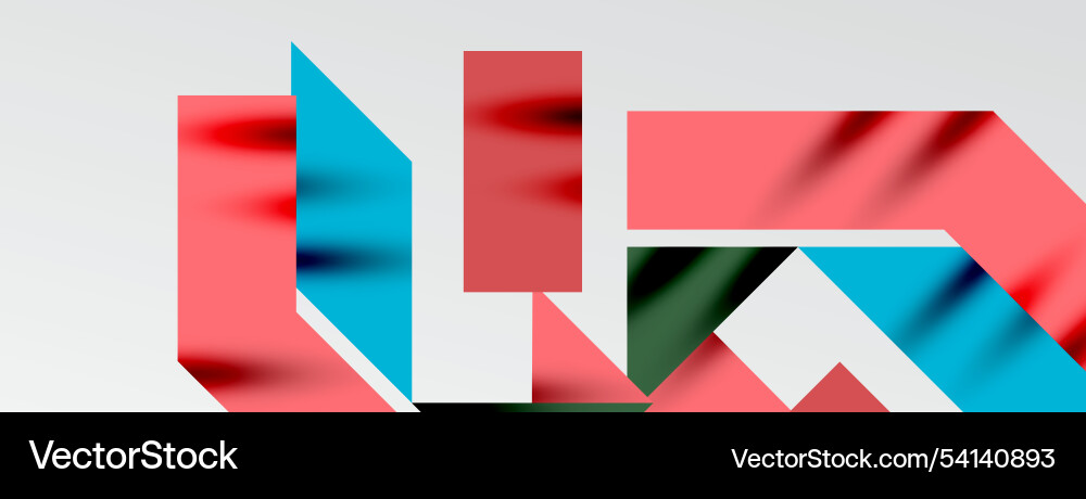 Dynamic lines and triangles Vector Image
