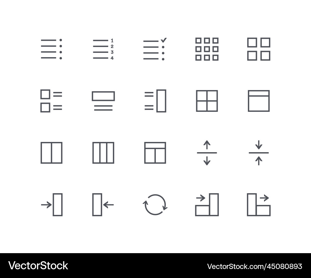 Edit ui ux element collection Edit ui ux element collection vector image