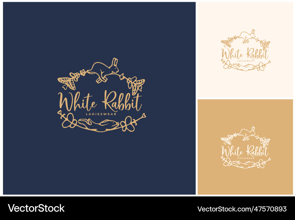 Hand gezeichnetes Logo dedisgn bauty floral Hand gezeichnetes Logo dedisgn bauty floral vektorbild