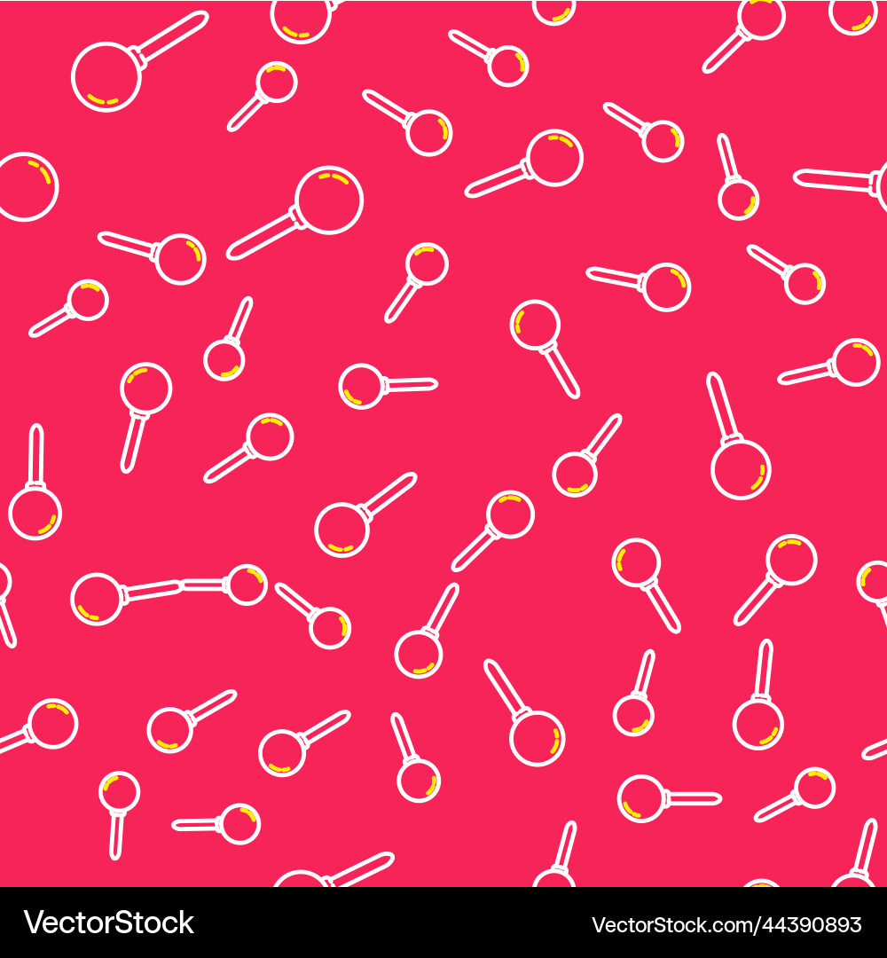 Line push pin icon isolated seamless pattern Line push pin icon isolated seamless pattern vector image