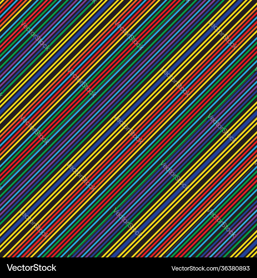 Rainbow stripe seamless pattern background Vector Image