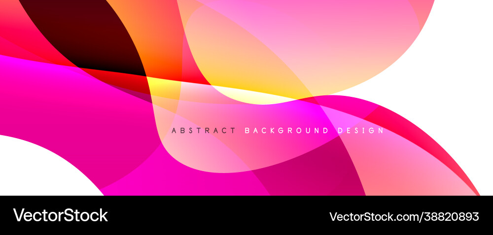 Trendy simple fluid color gradient abstract Vector Image