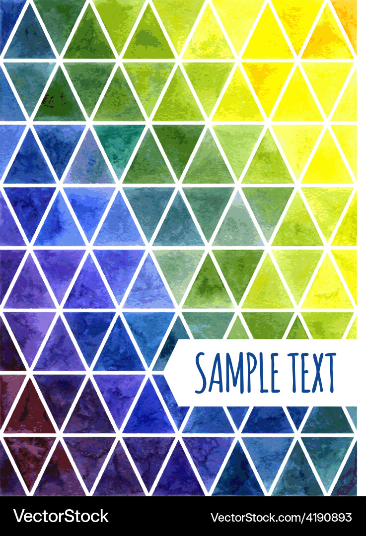 Triangular pattern vector image