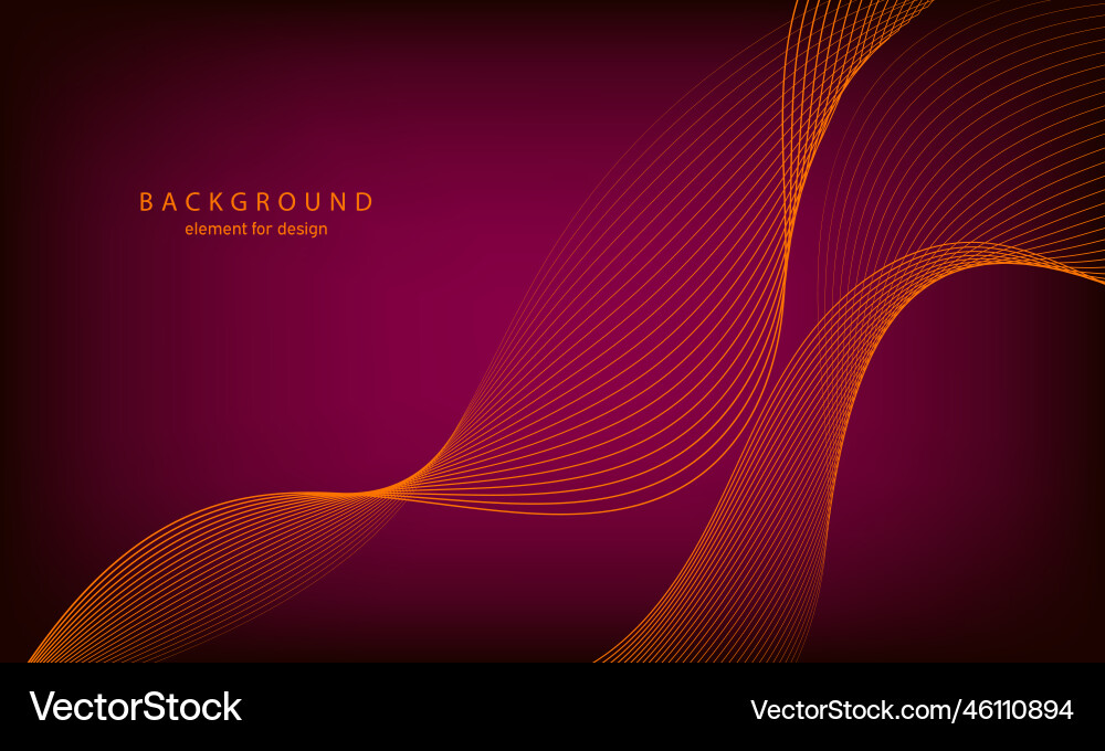 Abstract gradient background wave element Abstract gradient background wave element Vector Image