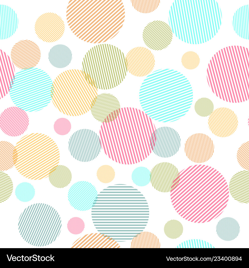 Abstract seamless pattern with colorful circles Abstract seamless pattern with colorful circles vector image
