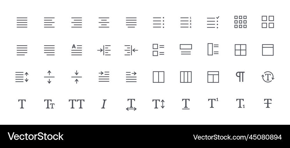 Edit text ui ux set Edit text ui ux set vector image