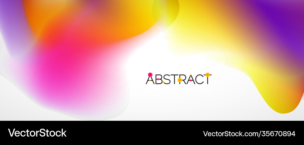 Fluid color gradient abstract background trendy Fluid color gradient abstract background trendy Vector Image