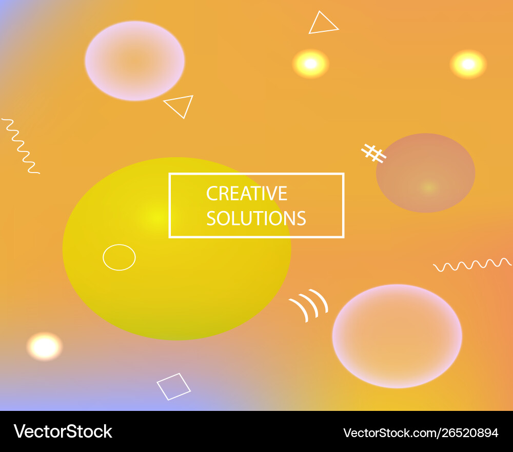 Magic backdrop from blurry patterns vector image