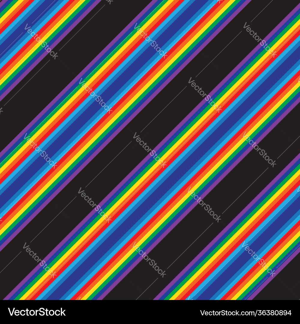 Rainbow stripe seamless pattern background Rainbow stripe seamless pattern background Vector Image