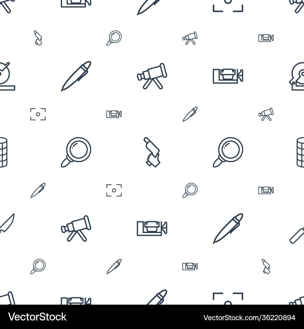 Tool icons pattern seamless white background Vector Image