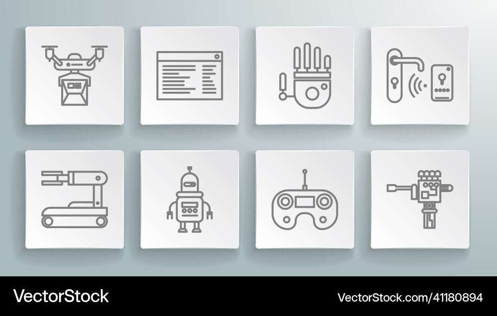 Zeile Roboter Web-Entwickler Programmiercode Zeile Roboter Web-Entwickler Programmiercode vektorbild