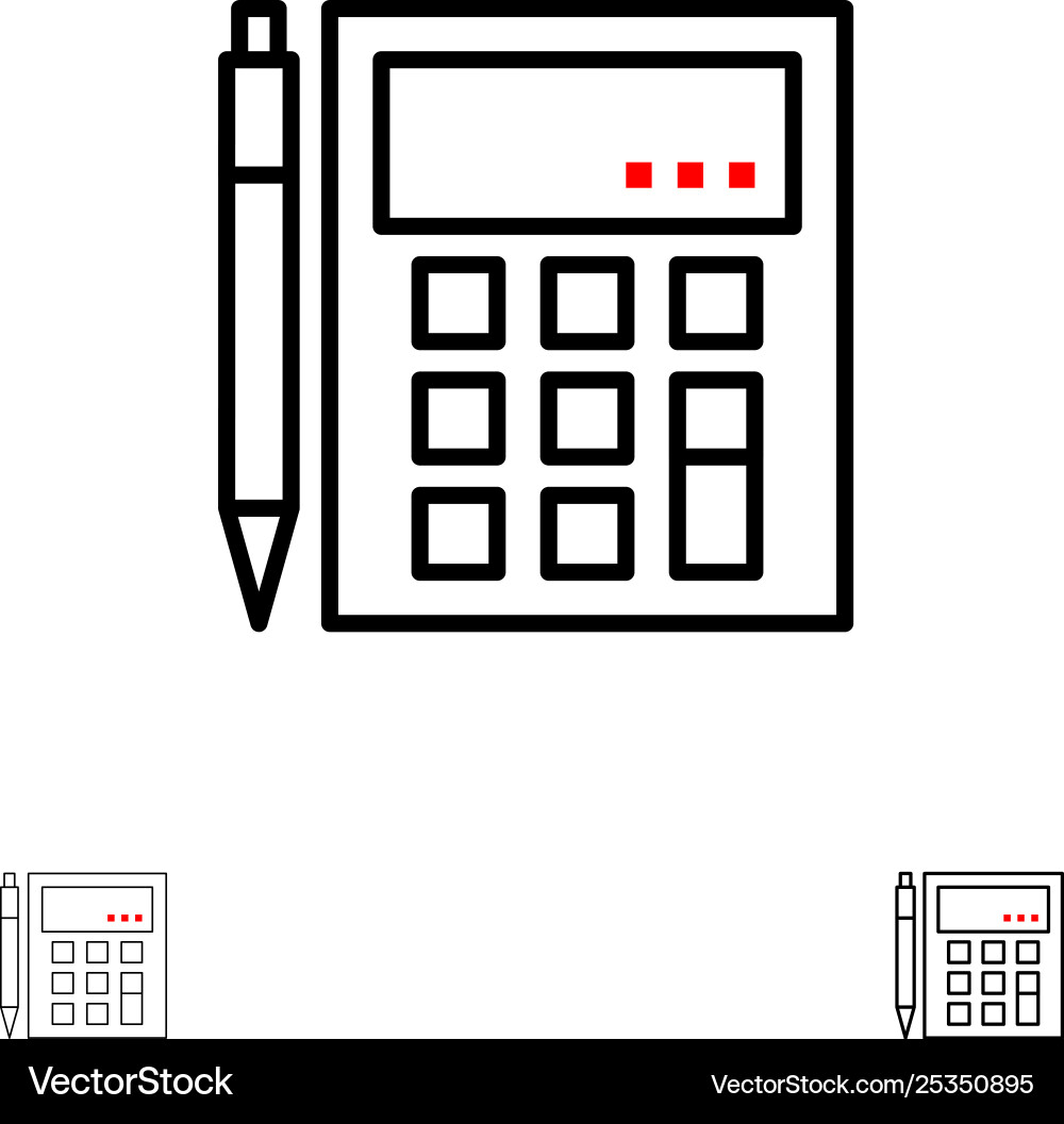 Accounting account calculate calculation Accounting account calculate calculation vector image