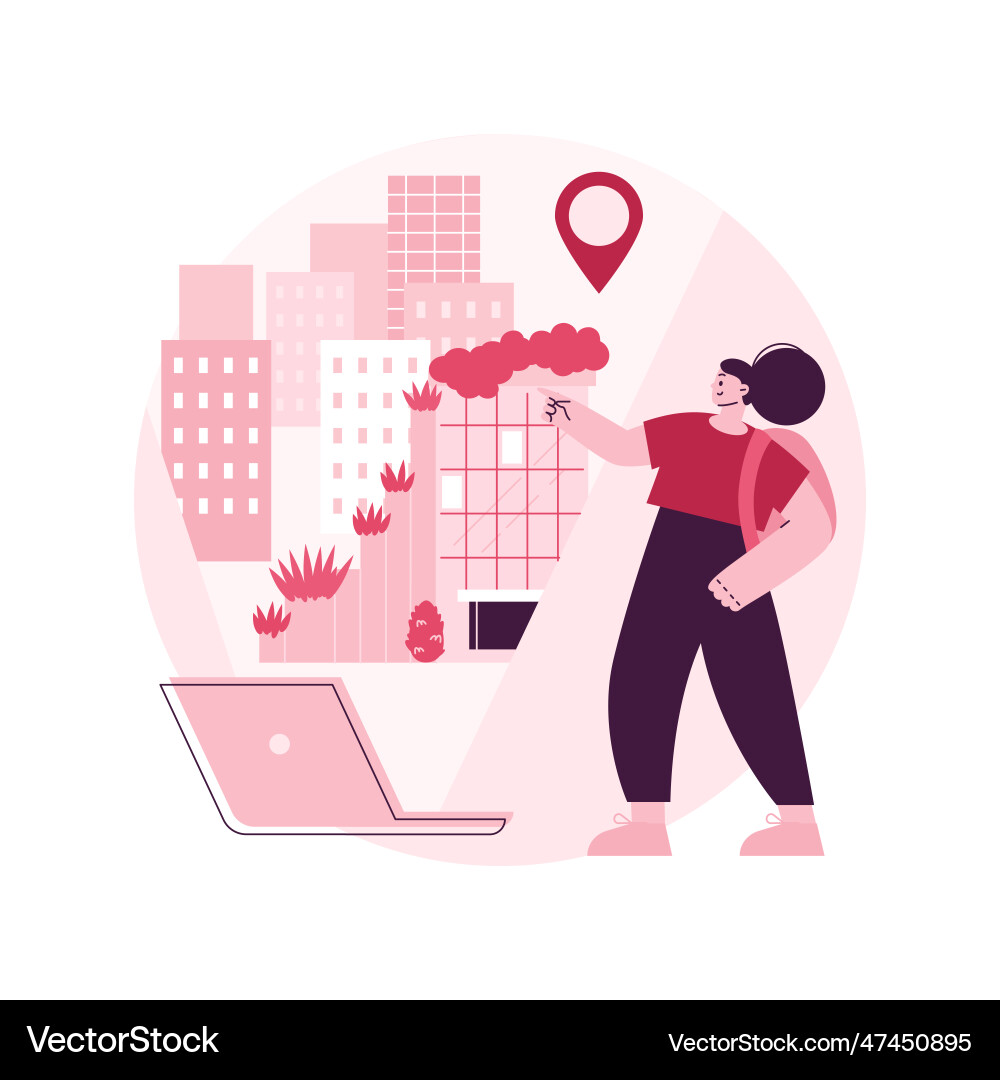 Interactive design visualization abstract concept Interactive design visualization abstract concept vector image