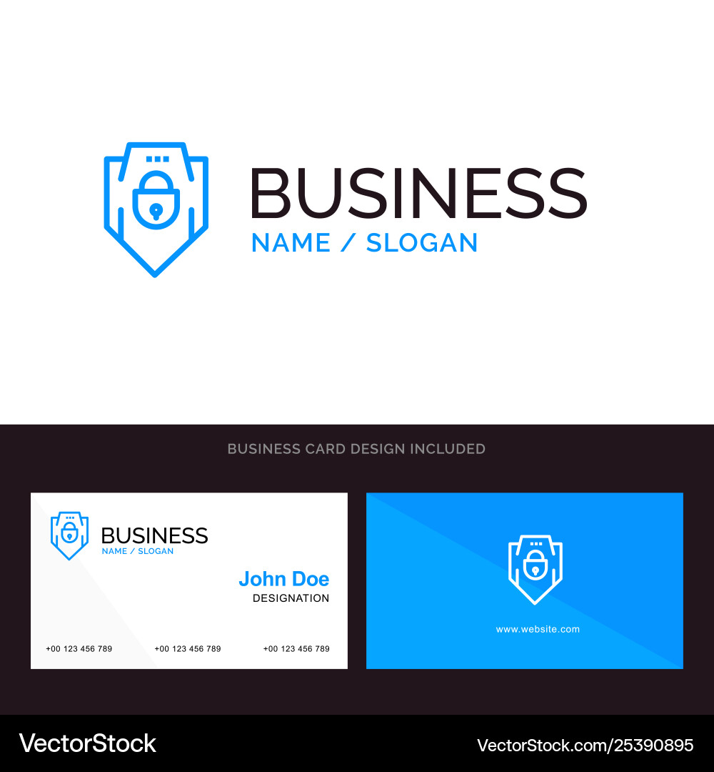 Internet password shield web security blue Internet password shield web security blue Vector Image
