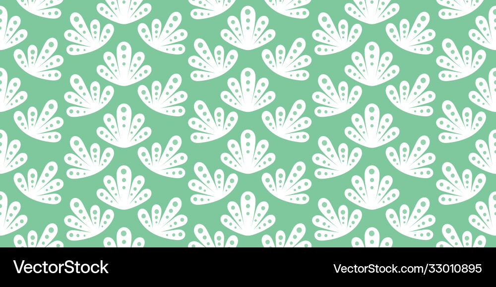 Leaf pattern design seamless repeat vector image