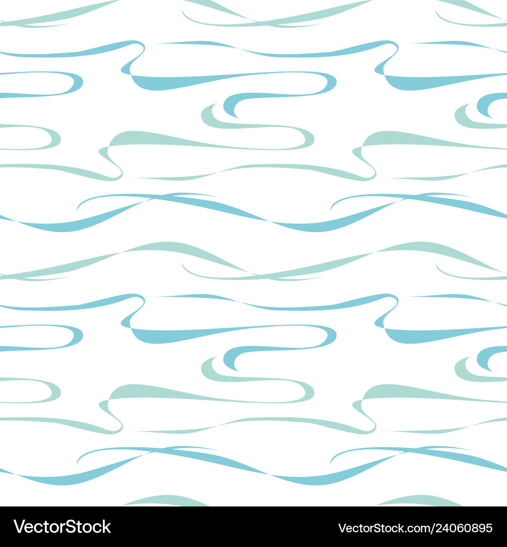 White pattern with waves and curls White pattern with waves and curls Vector Image