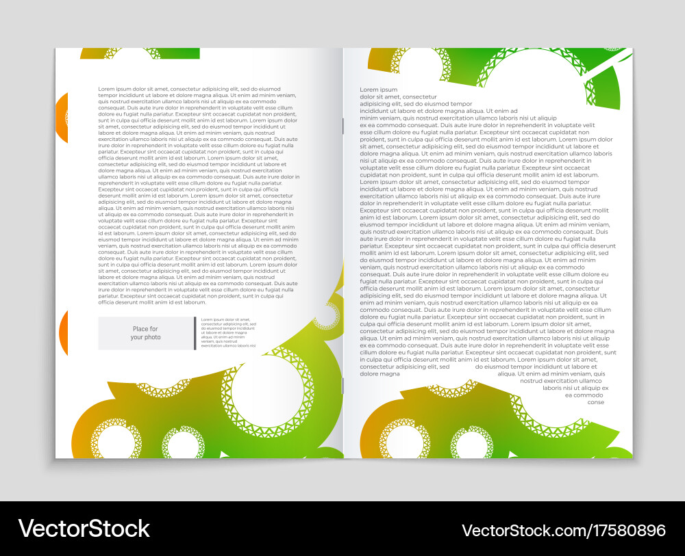 Abstract layout background set for art Vector Image