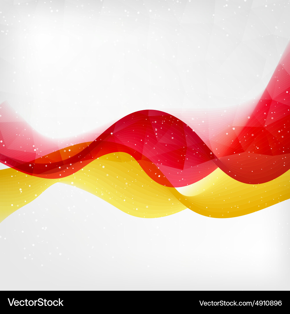 Abstract orange wave background Royalty Free Vector Image