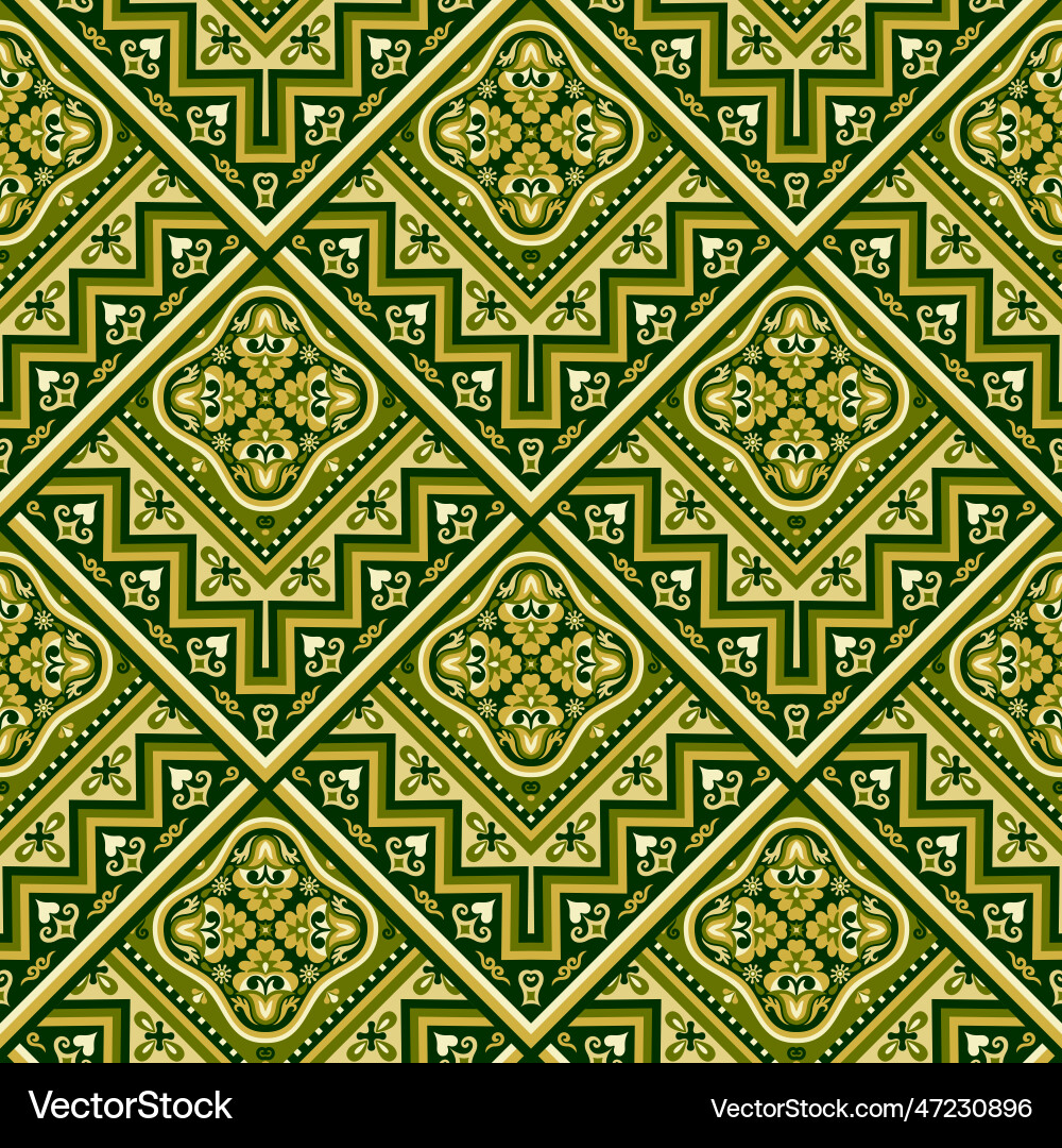 Abstract patch pattern mosaic tile background Vector Image